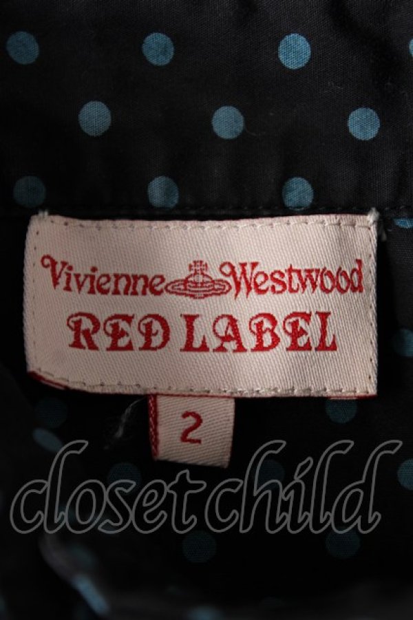 画像6: ヴィヴィアンウエストウッド 中古 / エッセンシャルオーブ刺繍ドット長袖シャツ 2 黒  Y-26-07-08-010-sk-SZ-ZY (6)
