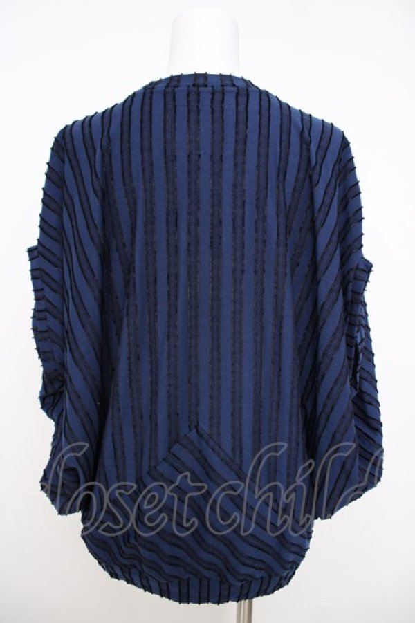 画像2: ヴィヴィアンウエストウッド 中古 / フリンジジャージトップス 00 ブルー  Y-26-07-08-012-to-SZ-ZY (2)