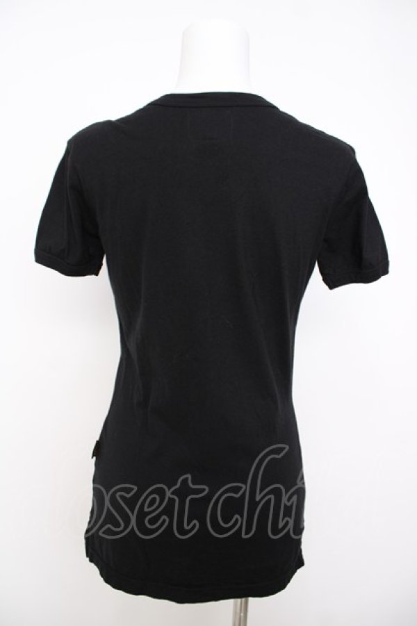 画像2: ANGLOMANIA 中古 / MAPプリントTシャツ XS ブラック  Y-26-07-08-017-ts-SZ-ZY (2)