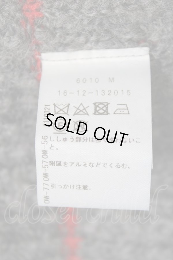 画像6: ヴィヴィアンウエストウッド 中古 / ウルグアイウールローゲージカーディガン 00 グレー  Y-26-07-26-022-to-SZ-ZY (6)