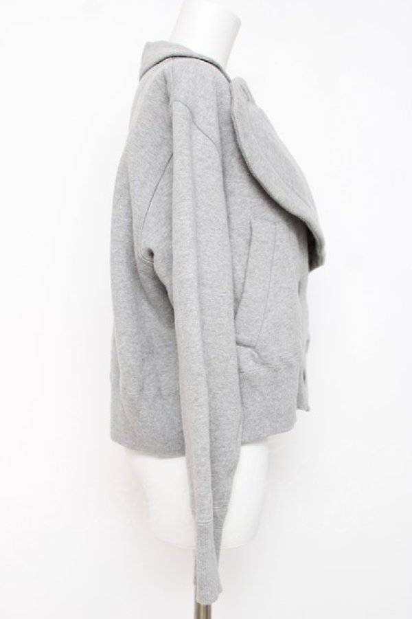 画像2: ヴィヴィアンウエストウッド 中古 / Cropped Double Love Jacket 01 グレー  Y-26-07-26-024-jc-SZ-ZY (2)