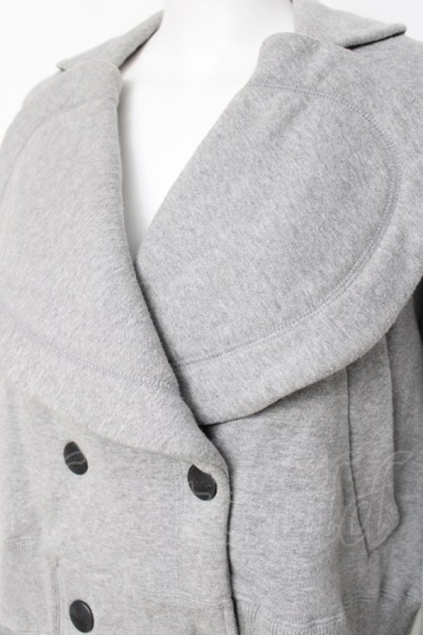 画像4: ヴィヴィアンウエストウッド 中古 / Cropped Double Love Jacket 01 グレー  Y-26-07-26-024-jc-SZ-ZY (4)