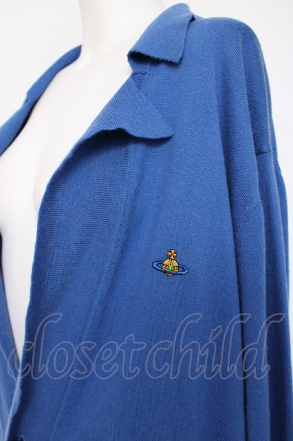 画像4: ヴィヴィアンウエストウッド 中古 / SAMUEL CARDIGAN M ブルー  Y-26-07-26-029-to-OD-ZY (4)