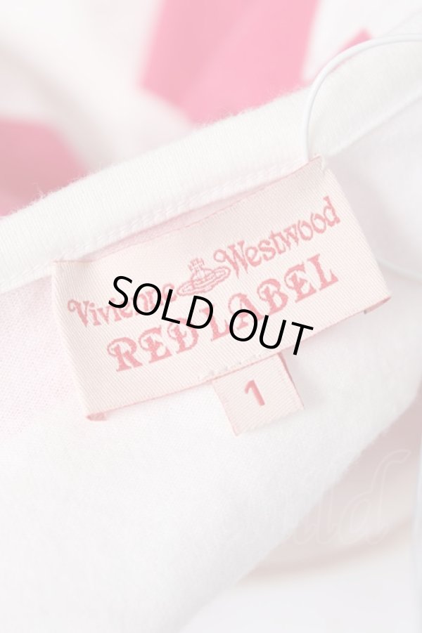 画像5: ヴィヴィアンウエストウッド 中古 / スポット柄リボンオーブ刺繍Tシャツ 1 ホワイト  Y-26-07-26-030-to-SZ-ZH (5)