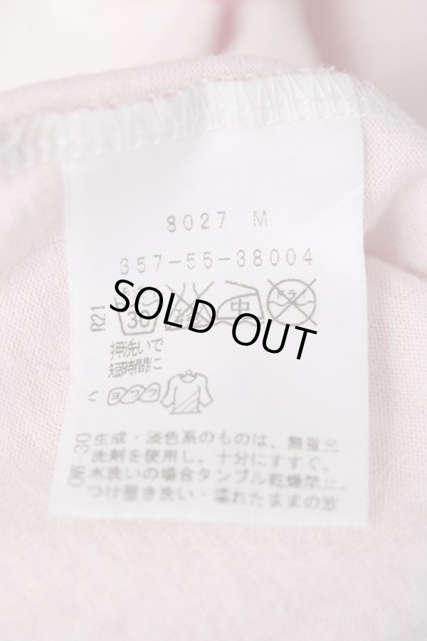 画像6: ヴィヴィアンウエストウッド 中古 / スポット柄リボンオーブ刺繍Tシャツ 1 ホワイト  Y-26-07-26-030-to-SZ-ZH (6)