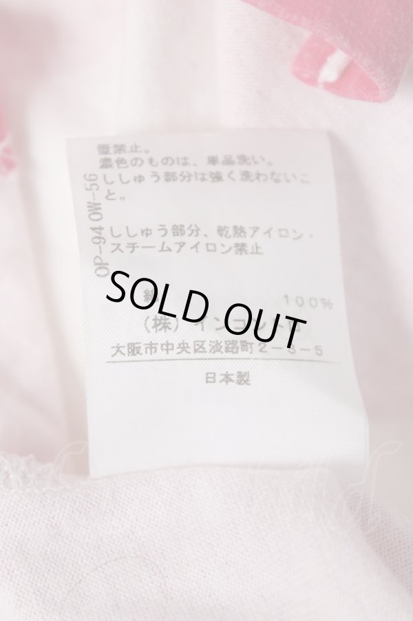 画像7: ヴィヴィアンウエストウッド 中古 / スポット柄リボンオーブ刺繍Tシャツ 1 ホワイト  Y-26-07-26-030-to-SZ-ZH (7)