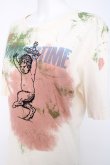 画像4: ヴィヴィアンウエストウッド MAN 中古 / サティアプリントワインステインTシャツ S 生成リ  Y-26-07-26-032-ts-SZ-ZY (4)