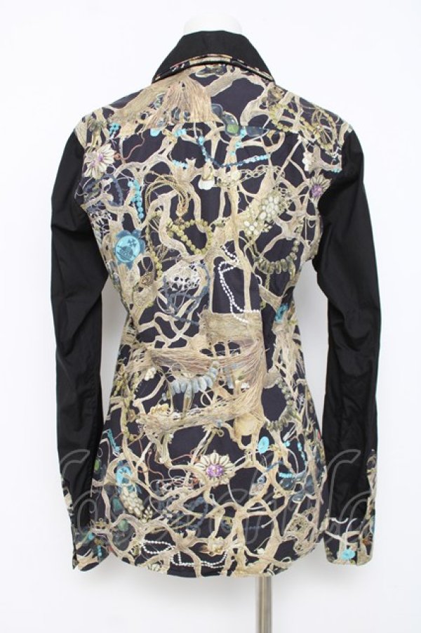 画像3: ヴィヴィアンウエストウッド MAN 中古 / FISHERMAN TREASURE シャツ 44 ブラック  Y-26-07-26-015-bl-SZ-ZY (3)