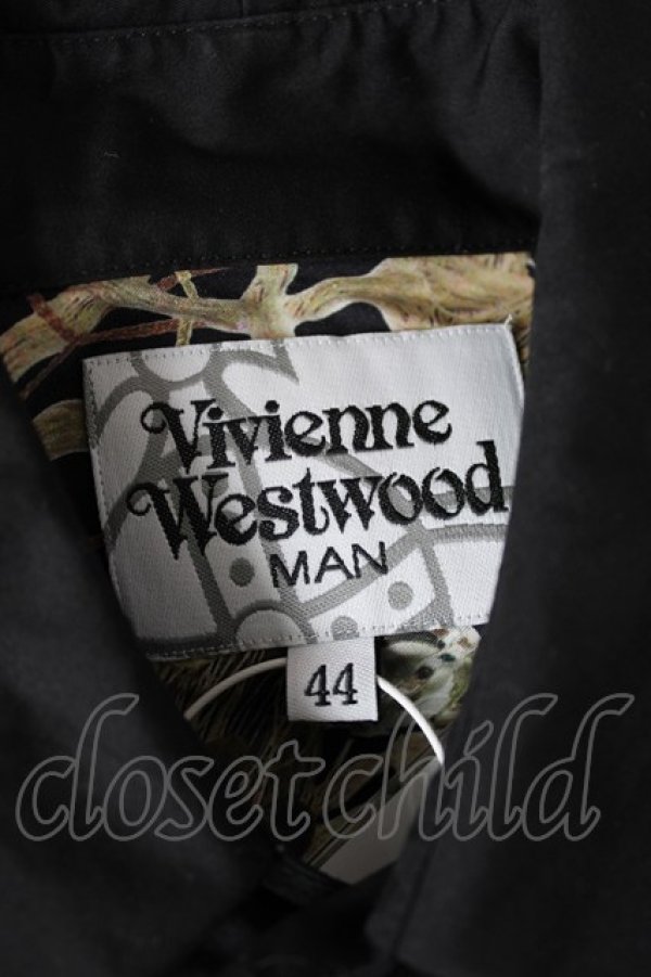 画像6: ヴィヴィアンウエストウッド MAN 中古 / FISHERMAN TREASURE シャツ 44 ブラック  Y-26-07-26-015-bl-SZ-ZY (6)