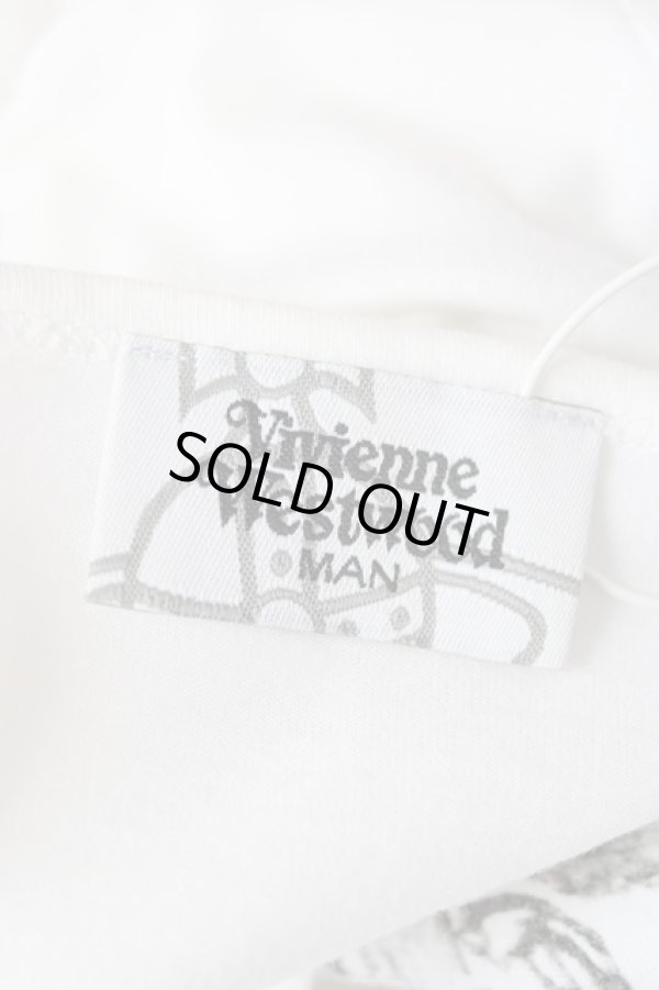 画像5: ヴィヴィアンウエストウッド MAN 中古 / CHUNKY NECKLACEビッグTシャツ F ホワイト  Y-26-07-26-016-to-SZ-ZY (5)