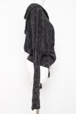 画像2: ヴィヴィアンウエストウッド 中古 / レオパード柄フードZIPパーカー 2 黒  Y-26-07-26-017-to-SZ-ZY (2)