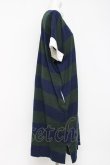 画像2: ANGLOMANIA 中古 / ボーダーポロワンピース 38 グリーン×紺  Y-26-07-26-019-op-SZ-ZY (2)