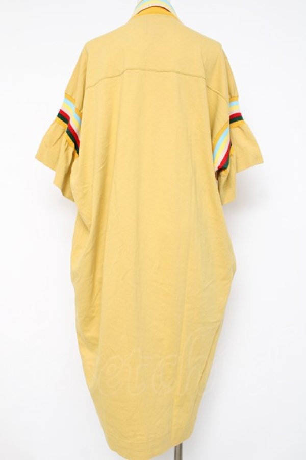 画像3: ヴィヴィアンウエストウッド 中古 / カラーリブポロワンピース 00 イエロー  Y-26-08-19-019-to-SZ-ZY (3)