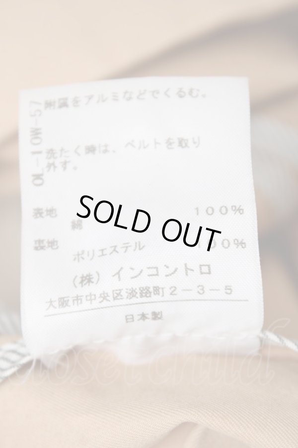 画像10: ヴィヴィアンウエストウッド 中古 / ラブ襟コットンロングコート 1 ベージュ  Y-26-08-19-021-co-SZ-ZY (10)