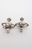 画像3: ヴィヴィアンウエストウッド 中古 / NANO SOLITAIRE EARRINGS  シルバー×ブルー  Y-26-08-19-004-er-SZ-ZY (3)