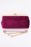 画像2: ヴィヴィアンウエストウッド 中古 / FISHERMAN DOUBLE FRAME PURSE WITH CHAIN  パープル  Y-26-08-19-005-ba-SZ-ZY (2)