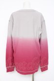画像2: ヴィヴィアンウエストウッド MAN 中古 / ロゴチェーンptグラデTシャツ 44 グレー×ピンク  Y-26-08-19-011-to-SZ-ZY (2)