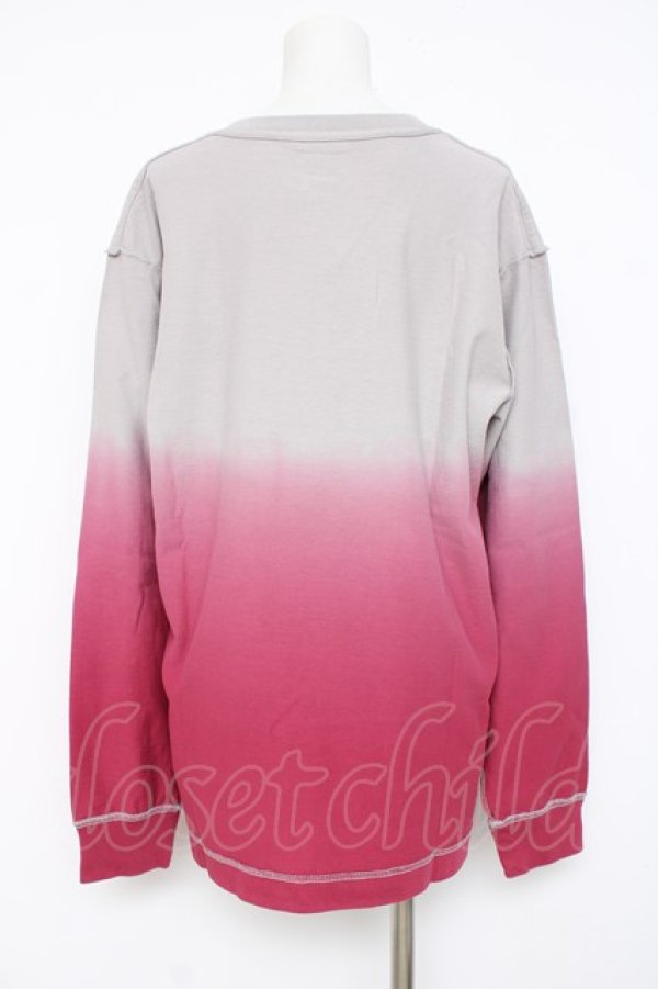 画像2: ヴィヴィアンウエストウッド MAN 中古 / ロゴチェーンptグラデTシャツ 44 グレー×ピンク  Y-26-08-19-011-to-SZ-ZY (2)