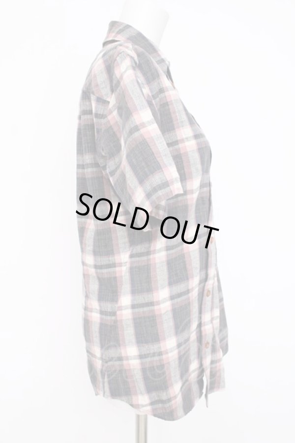 画像2: ヴィヴィアンウエストウッド MAN 中古 / NEW OSSIE CLARK SHORT SLEEVE SHIRTS 44 グレー  Y-26-08-19-013-bl-SZ-ZY (2)
