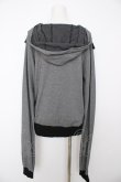 画像2: ヴィヴィアンウエストウッド MAN 中古 / オーブ刺繍切替プルオーバー M グレー  Y-26-08-26-025-ts-HR-ZH (2)