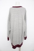 画像2: ヴィヴィアンウエストウッド 中古 / EMBROIDERY BIG スウェット 00 グレー  Y-26-08-26-026-to-YM-ZH (2)