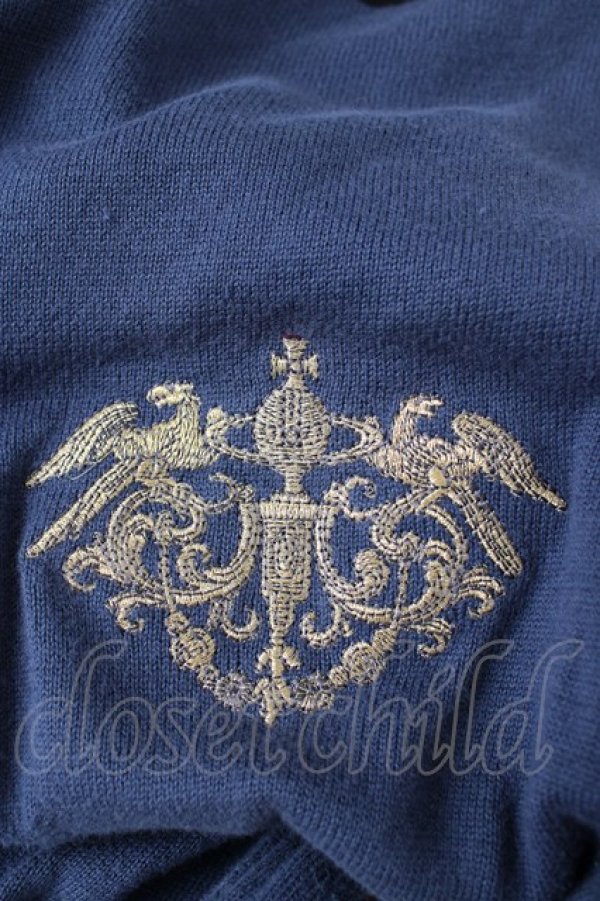 画像3: ヴィヴィアンウエストウッド 中古 / エンブレム刺繍バイカラーニットワンピース 2 マルチ  Y-26-08-26-031-op-YM-ZH (3)