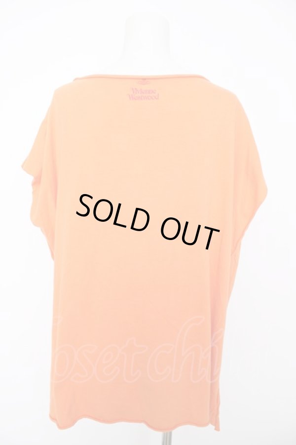画像2: ヴィヴィアンウエストウッド 中古 / DO IT YOUR SELF スクエアカットソー 2 オレンジ  Y-26-08-26-007-ts-YM-ZH (2)
