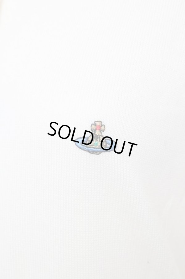 画像3: ヴィヴィアンウエストウッド 中古 / カラーオーブ刺繍カーディガン M アイボリー  Y-26-08-26-033-to-SZ-ZH (3)