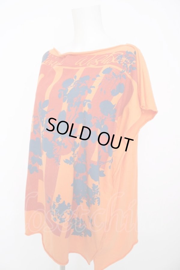 画像3: ヴィヴィアンウエストウッド 中古 / DO IT YOUR SELF スクエアカットソー 2 オレンジ  Y-26-08-26-007-ts-YM-ZH (3)