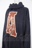 画像3: ANGLOMANIA 中古 / ハイネックフリースワンピース 38 紺  Y-26-08-26-036-op-SZ-ZY (3)