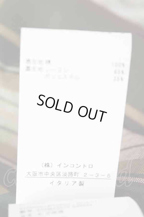画像4: ヴィヴィアンウエストウッド 中古 / チェック柄アシメスカート 42 グリーン  Y-26-08-26-045-sk-SZ-ZH (4)