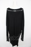 画像2: ヴィヴィアンウエストウッド 中古 / スカルフラワーネックレスカットワンピース 2 ブラック  Y-26-08-26-011-op-YM-ZH (2)