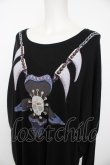 画像3: ヴィヴィアンウエストウッド 中古 / スカルフラワーネックレスカットワンピース 2 ブラック  Y-26-08-26-011-op-YM-ZH (3)