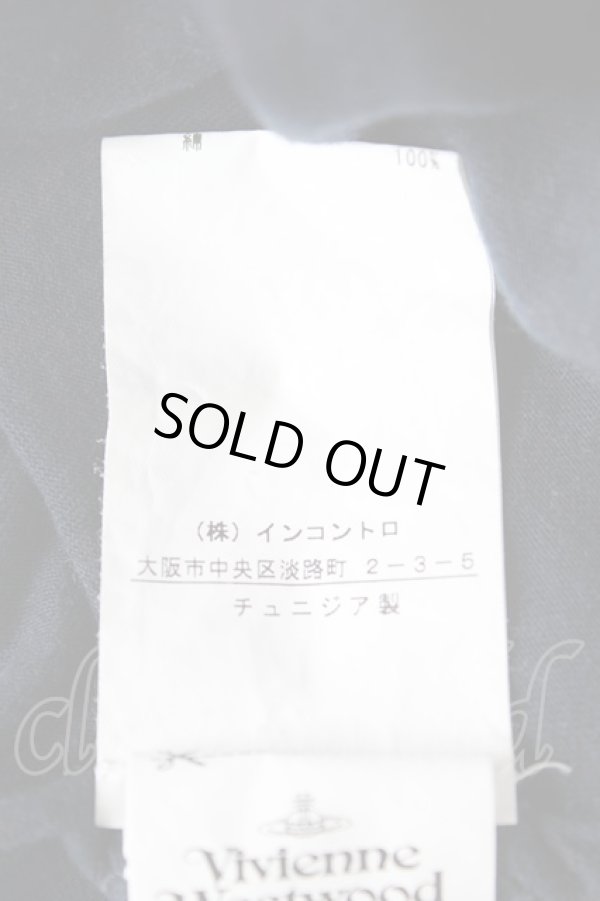 画像4: ANGLOMANIA 中古 / 総柄Tシャツ XS 紺ｘ赤  Y-26-08-26-012-ts-AS-ZH (4)