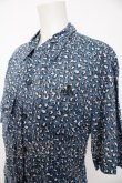 画像3: ANGLOMANIA 中古 / レオパードブラウス XS 青  Y-26-08-26-013-bl-AS-ZH (3)