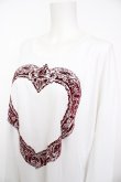 画像3: ヴィヴィアンウエストウッド 中古 / 額縁ハートTシャツ 2 白×赤  Y-26-08-26-014-ts-SZ-ZH (3)