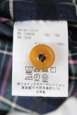 画像5: ヴィヴィアンウエストウッド MAN 中古 / チェック柄ロングシャツ 44 ネイビー×グリーン  Y-26-08-26-022-bl-SZ-ZH (5)