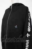 画像3: ヴィヴィアンウエストウッド 中古 / TAPE HOODIE（テープフーディー）パーカー XXL ブラック  Y-26-09-02-003-to-YM-ZY (3)
