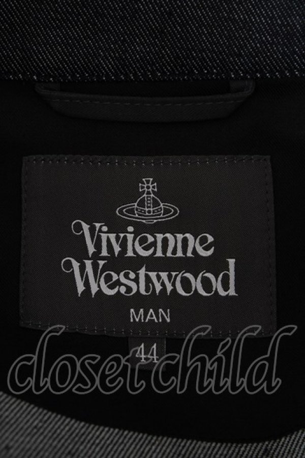 画像4: ヴィヴィアンウエストウッド MAN 中古 / HEART MAN LONDON クルトフードワークジャケット 44 デニム  Y-26-09-02-007-jc-SZ-ZY (4)