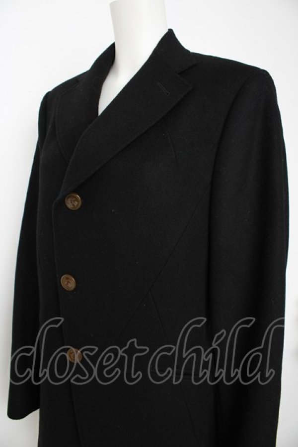 画像3: ヴィヴィアンウエストウッド MAN 中古 / ASYMMETRIC CHESTERFIELD COAT 44 ブラック  Y-26-09-02-009-co-SZ-ZY (3)