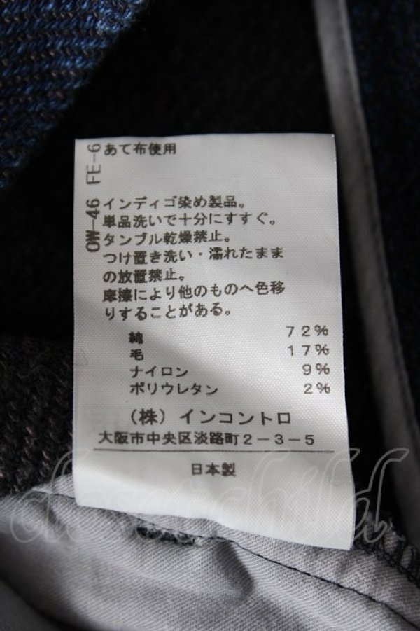 画像4: ヴィヴィアンウエストウッド 中古 / タックド ショート スラックス M インディゴ  Y-26-09-02-013-pa-SZ-ZY (4)