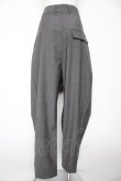 画像2: ヴィヴィアンウエストウッド MAN 中古 / タックサルエルパンツ 46 グレー  Y-26-09-09-024-pa-SZ-ZY (2)