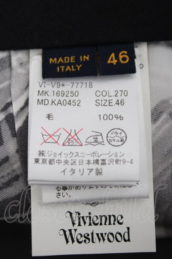 画像3: ヴィヴィアンウエストウッド MAN 中古 / タックサルエルパンツ 46 グレー  Y-26-09-09-024-pa-SZ-ZY (3)