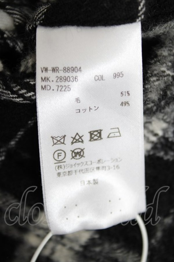 画像7: ヴィヴィアンウエストウッド MAN 中古 / リンクルチェック ビッグシャツ 46 ブラック×ホワイト  Y-26-09-23-017-bl-IG-ZY (7)