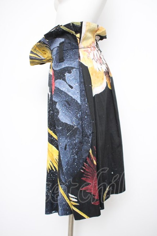 画像2: ANGLOMANIA 中古 / カーピーフラワースカート 40 ブラック  Y-26-09-23-024-sk-SZ-ZY (2)