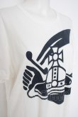 画像4: ANGLOMANIA 中古 / LOGO PT T-SHIRT XL ホワイト  Y-26-09-23-005-to-SZ-ZY (4)