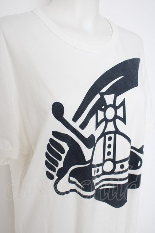 画像4: ANGLOMANIA 中古 / LOGO PT T-SHIRT XL ホワイト  Y-26-09-23-005-to-SZ-ZY (4)