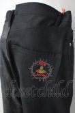 画像4: ヴィヴィアンウエストウッド MAN 中古 / BARBED WIRE CIRCLE ORB MIX COLOR ASYMMETRY DENIM 44 ブラック  Y-26-09-23-039-pa-SZ-ZY (4)
