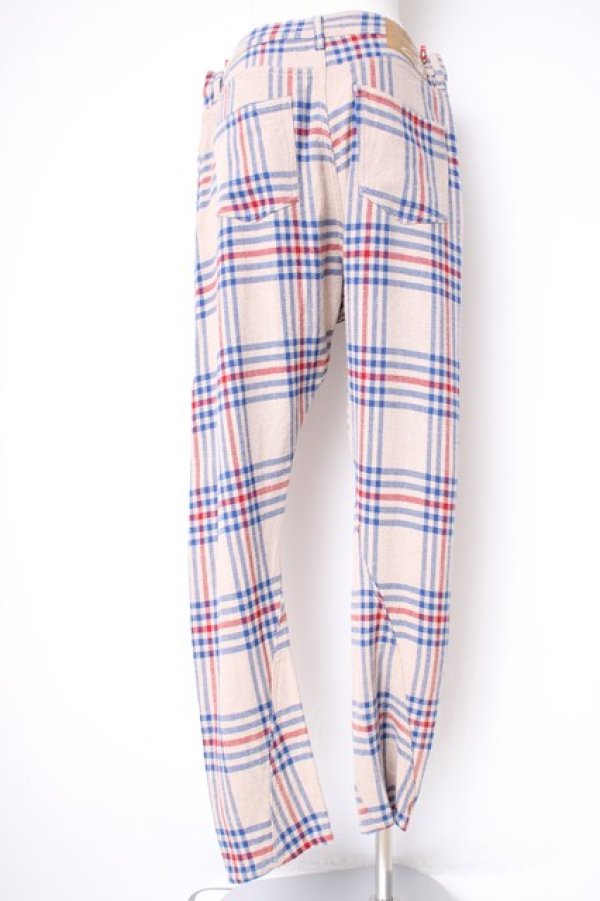 画像3: ヴィヴィアンウエストウッド MAN 中古 / TARTAN NEW ASYMMETRICパンツ M アイボリー  Y-26-09-23-040-pa-YM-ZY (3)