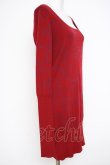 画像2: ヴィヴィアンウエストウッド 中古 / ハートジャガードニットワンピース 2 レッド  Y-26-09-23-010-op-SZ-ZY (2)